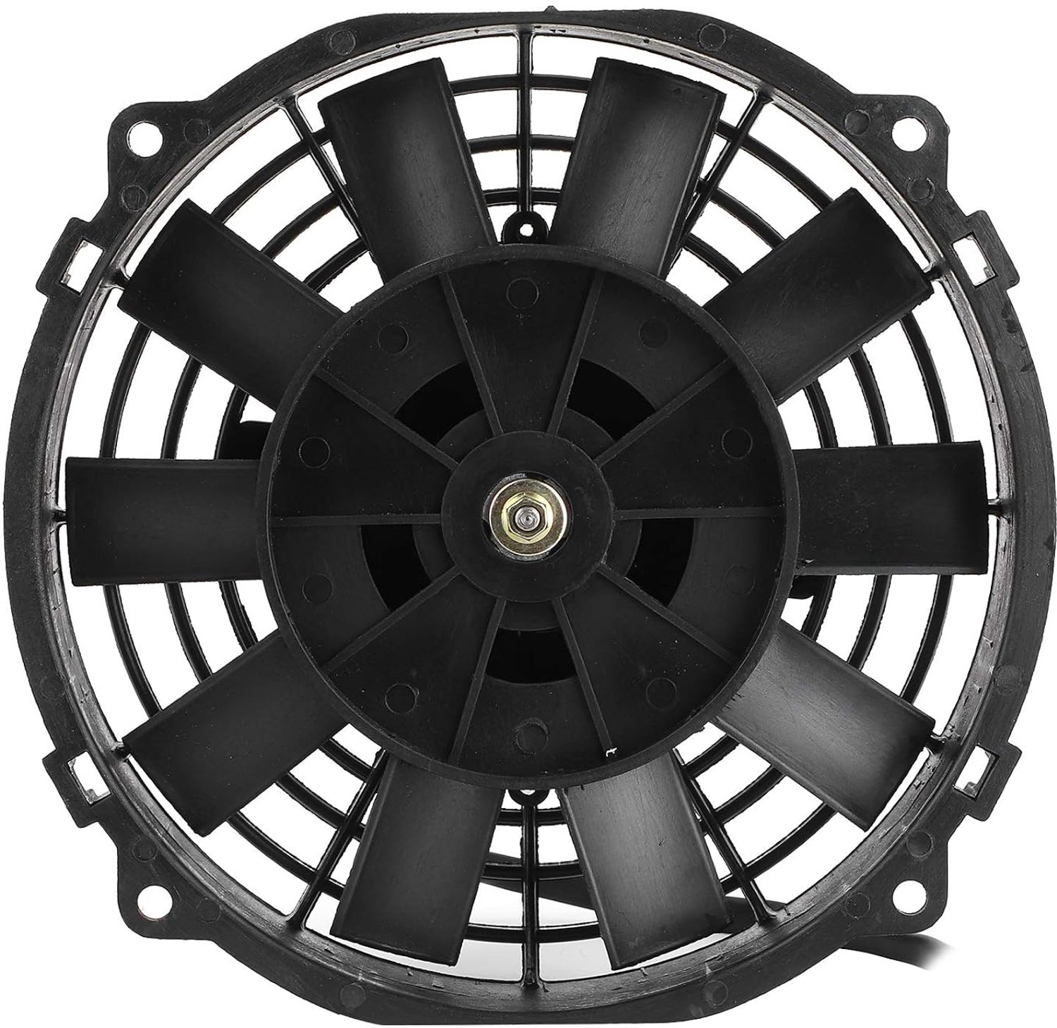 Koelventilator, 8 inch, 12 V, 80 W, Universele Slanke Elektrische Ventilator met Montageset voor Auto, Vrachtwagen