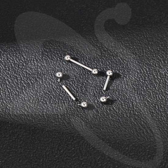 16G/18G Spike Kraakbeen Tragus Helix Piercing, Roestvrij Staal Spike Stud Oorbellen Interne Draad Gebogen Barbell Neus Brug Ringen Snake Bite Piercing Sieraden voor Vrouwen Mannen — afbeelding 5