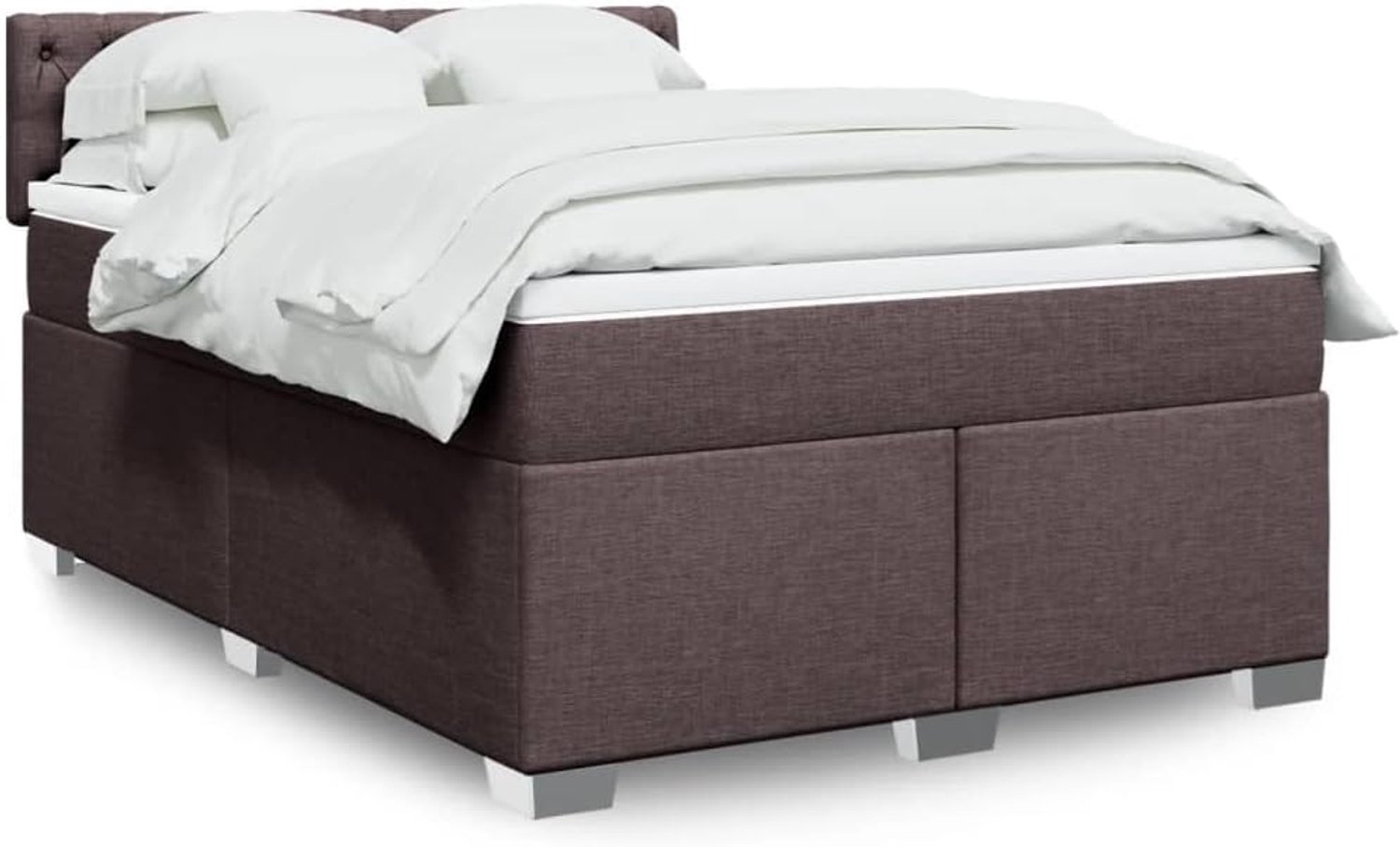 Boxspring pocketveringmatras donkerbruin 160x200 cm