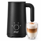 Vivid Green Elektrische Melkopschuimer - Warm & Koud Schuim - PFAS-vrij - 4 Standen - 300 ml - Melkschuimer Electrisch - Ook voor Chocolademelk - Zwart