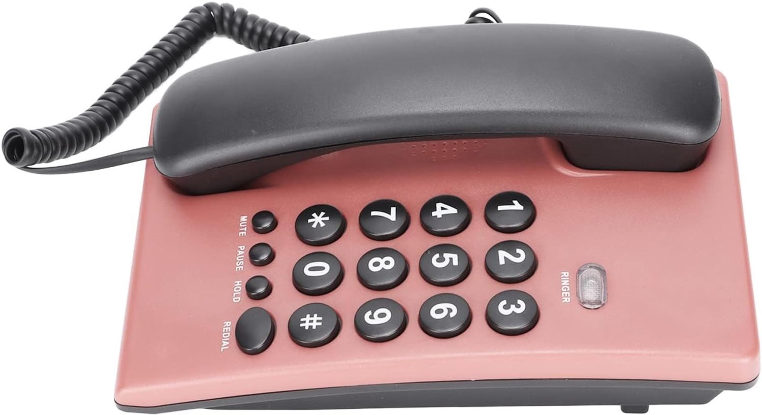 Vaste Lijn voor Senioren, Twee Kleuren Grote Knop Multifunctionele Batterijvrije Vaste Telefoon voor Kantoorhotel (12)
