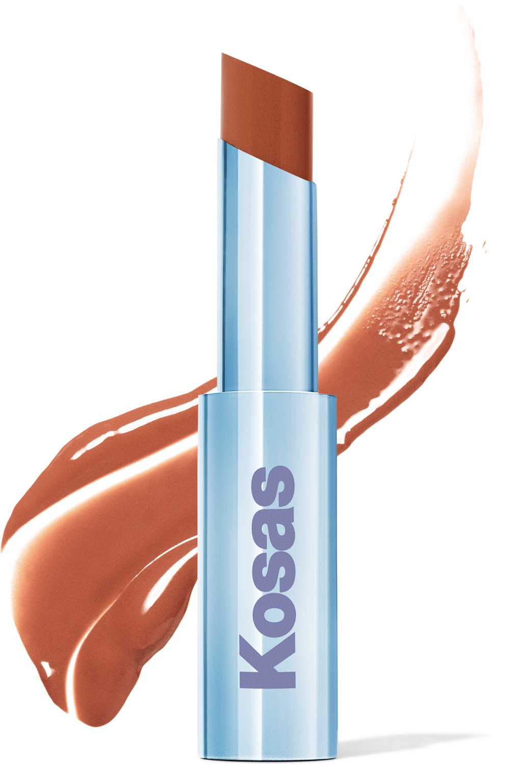 Kosas - Wet Stick Moisturizing Shiny Sheer Lipstick - Getinte lippenbalsem 3 g - Sunset Simmer
