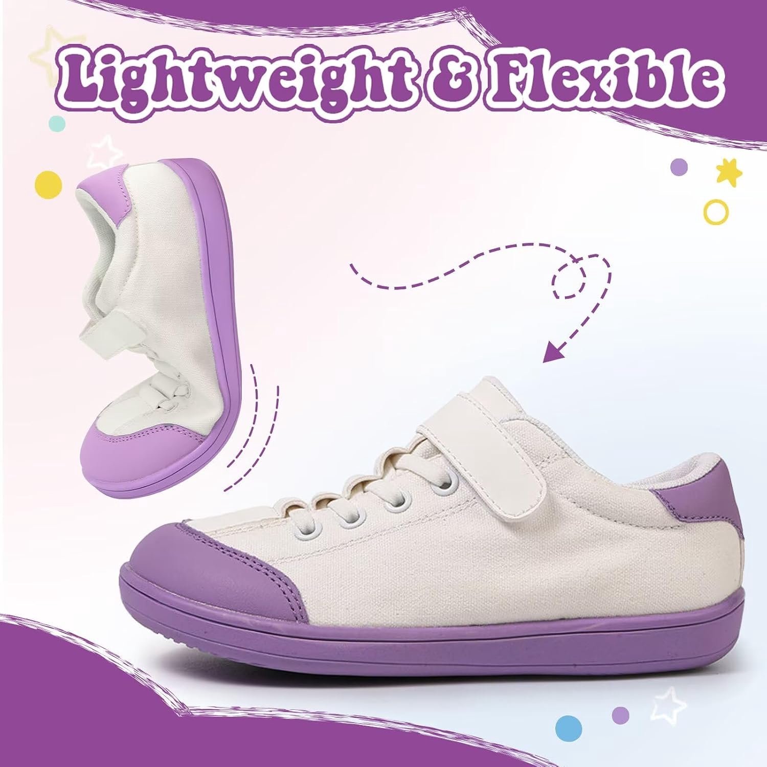 Blotevoetenschoenen voor kinderen, uniseks, blotevoetenschoenen voor jongens en meisjes, brede teenbox, minimalistisch, antislip, wandelschoenen, klittenbandsluiting, trailschoenen