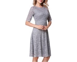 Damesjurk In Zomerse Stijl Met Kokerrok Met Één Woordkraag