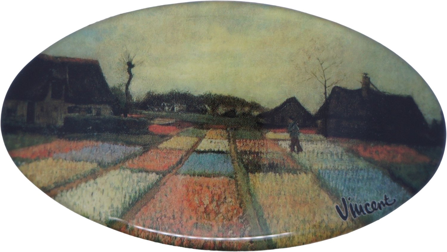 SOUV© - solide stevige duurzame Haarspeld - Haarklem - Haarclip - French barette - Patentspeld- Haaraccessoire - Beste kwaliteit - made in France speld - klemt zeer goed - glijdt niet uit -1 jaar garantie vincent van gogh
