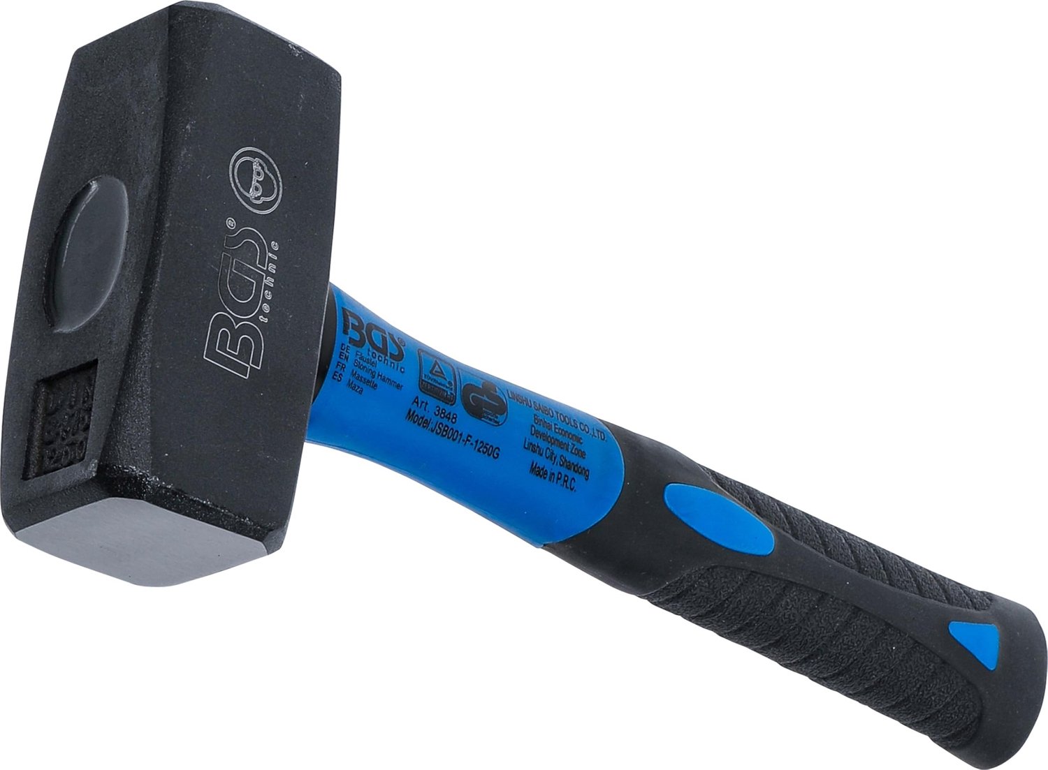 Hamers met Fiberglas Handvat 1250 g voor Stonemason Werkzaamheden