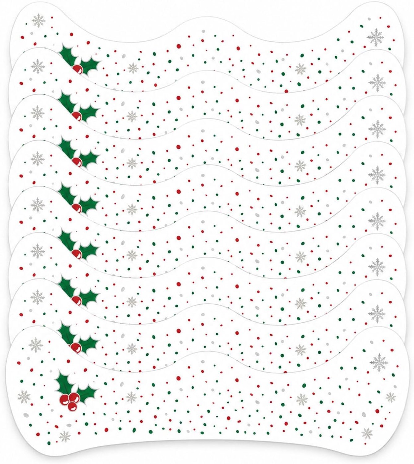 8 vellen kerstgezichtstattoos sproeten festival