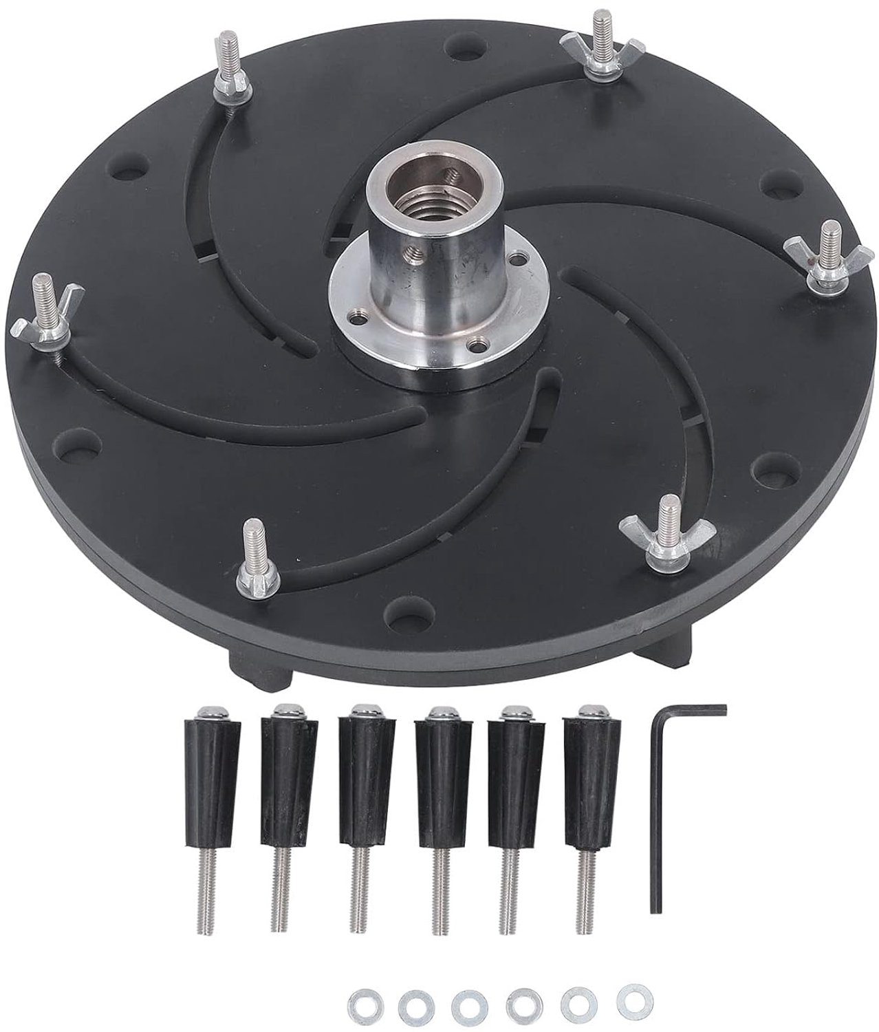 Chuck, Aluminiumlegering M33 Eenvoudige Installatie Longworth Chuck Slijtvast voor Slijpmachines, 250mm
