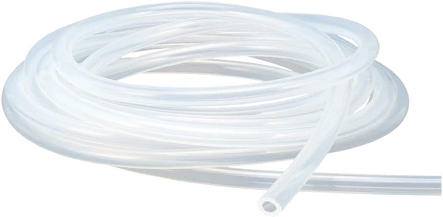 Slang, flexibel, geschikt voor levensmiddelen, 3 mm ID x OD 6 mm, dikte 1,5 mm, transparante waterslang, 2 m