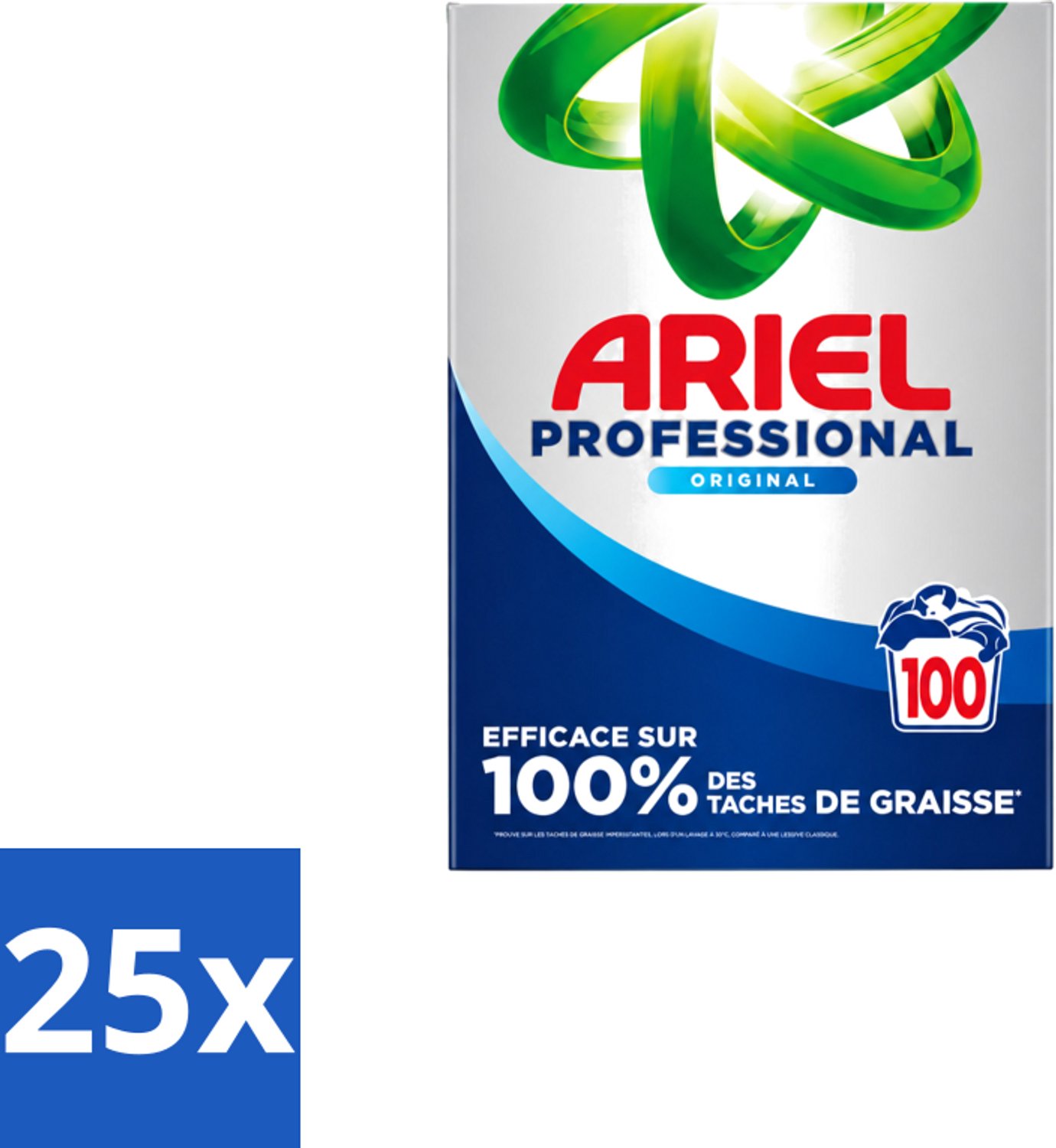 25 x Ariel – Waspoeder – Professional Regular – 100 wasbeurten - 5,5 kg - Voordeelverpakking - 25 stuks