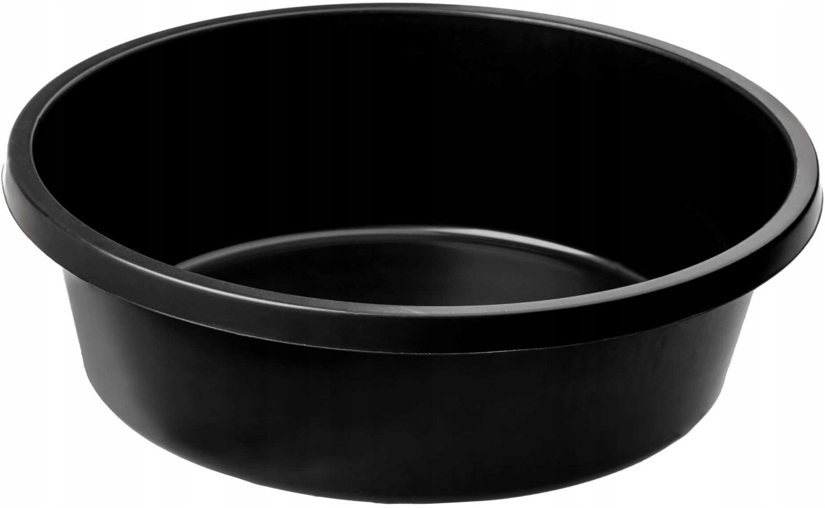 Bentom Ronde Plastic Wasbak - Ø 36 cm - 9 L - Zwart