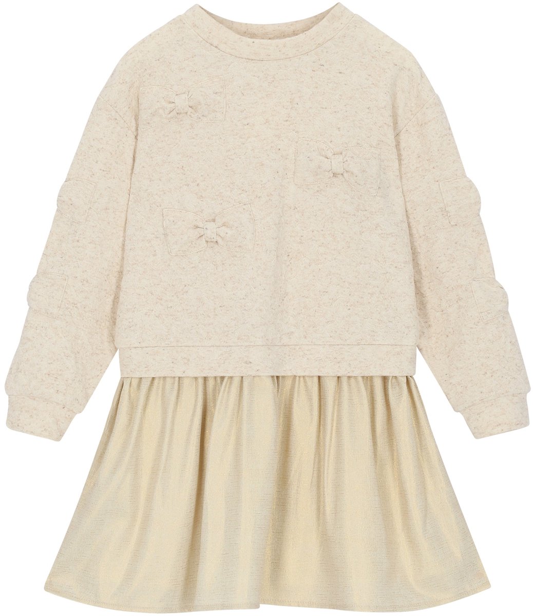 Le Chic jurk SABOW C608-5810 / Beige Melee- maat 104