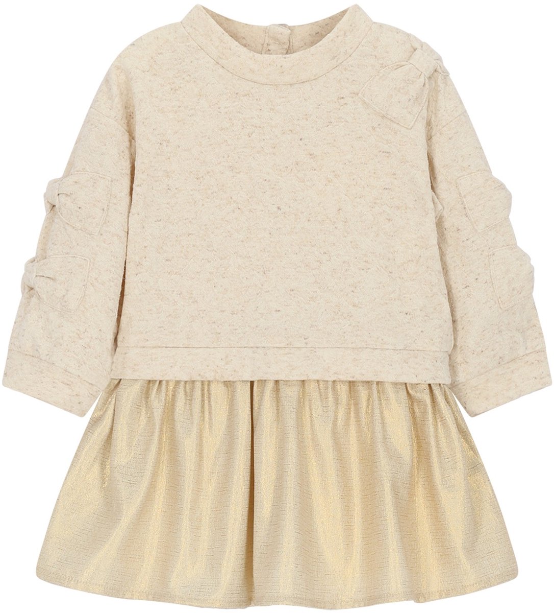 Le Chic jurkje SABY C608-7810 / Beige Melee- maat 98