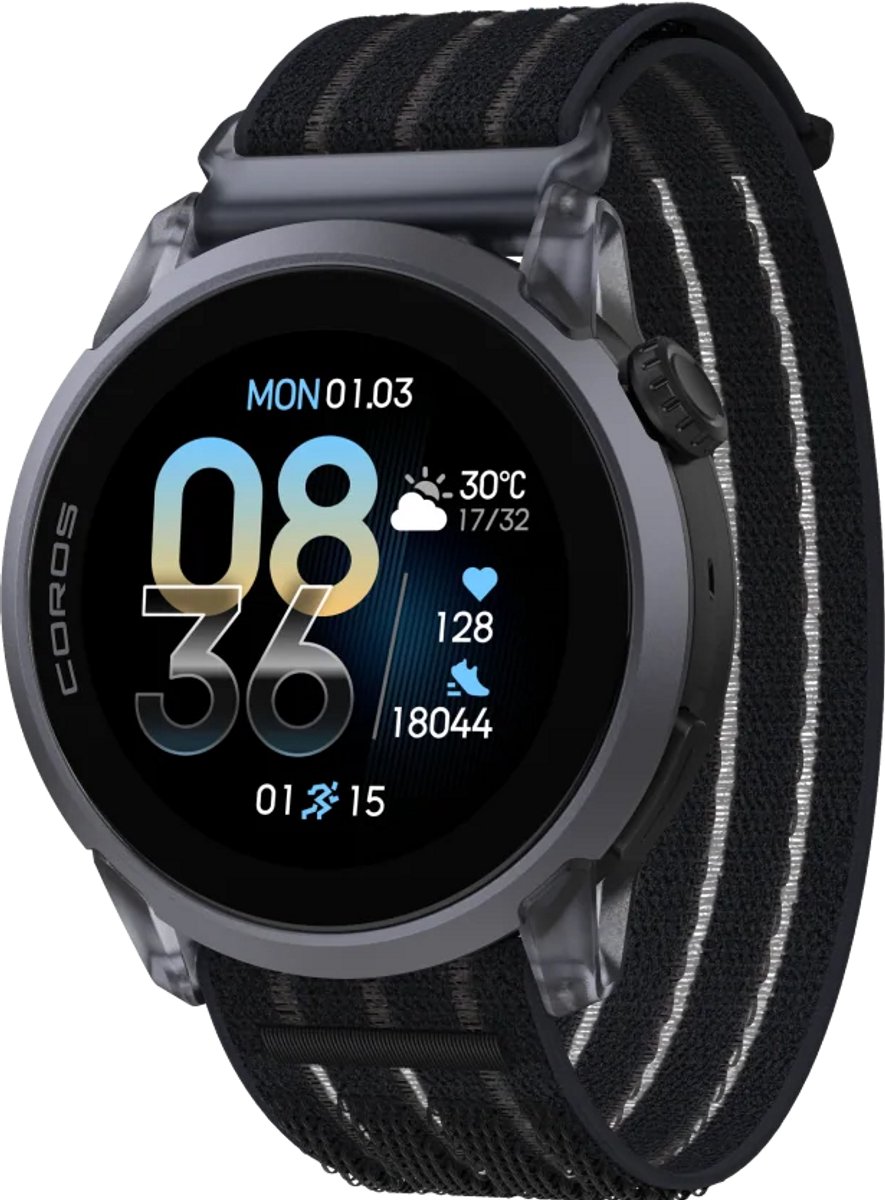 COROS - Sporthorloge - Pace 4 - Nylon - Crystal Black - 43mm
