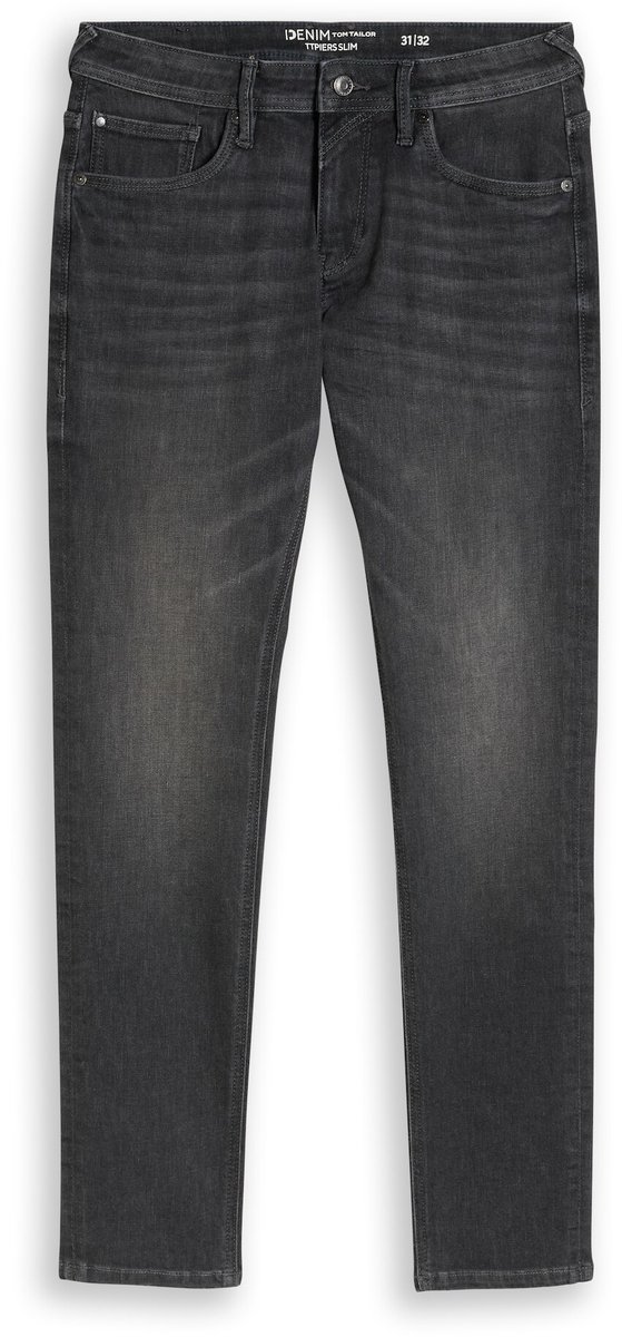 Tom Tailor Denim - TTPIERS SLIM-jeans - Maat 32/32 - used mid stone grey denim