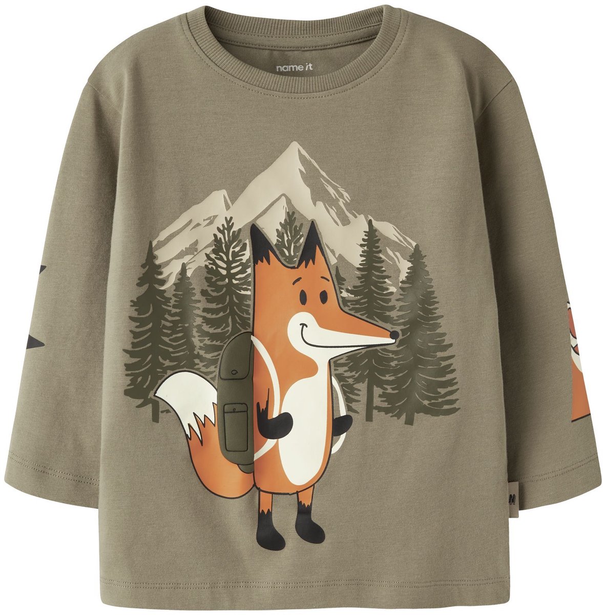 Name it sweater jongens - groen - NMMotto - maat 122