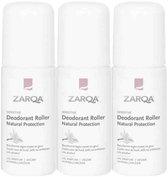 Zarqa - Sensitive Deodorant Roller - 3 x 50 ml - Voordeelverpakking