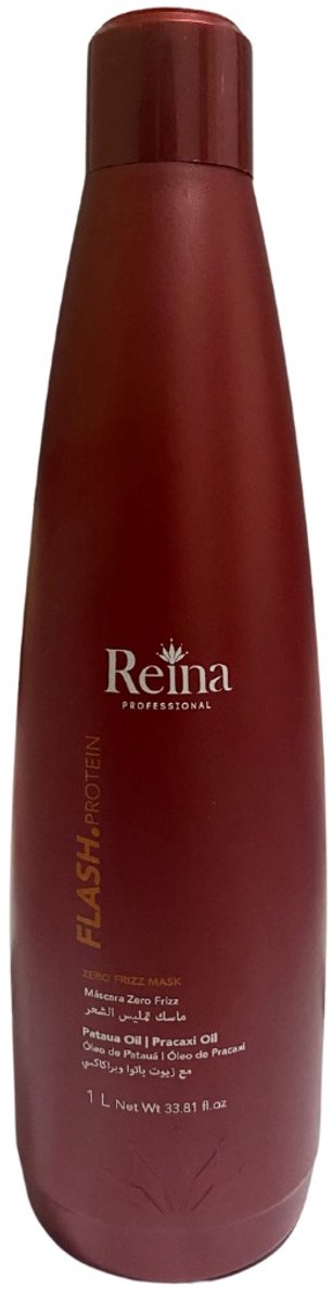 Masker Reina Professional Flash Protein - Anti-Frizz -Braziliaans Keratine behandeling 1L Zonder formaldehyde