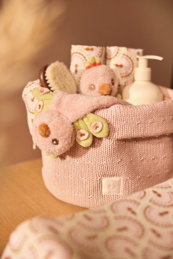Jollein Pflegekörbchen Sprinkle Knit - Silk Rose — afbeelding 3