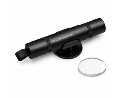 Veiligheidshamer - Noodhamer - Zelfklevende Houder en Testglas - Gordelsnijder - Auto Hamer - Veilig Onderweg - Zwart