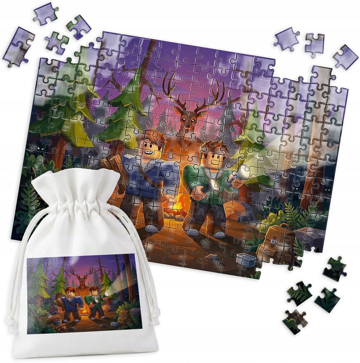 Houten Puzzel - Bosdieren 192 Stukjes