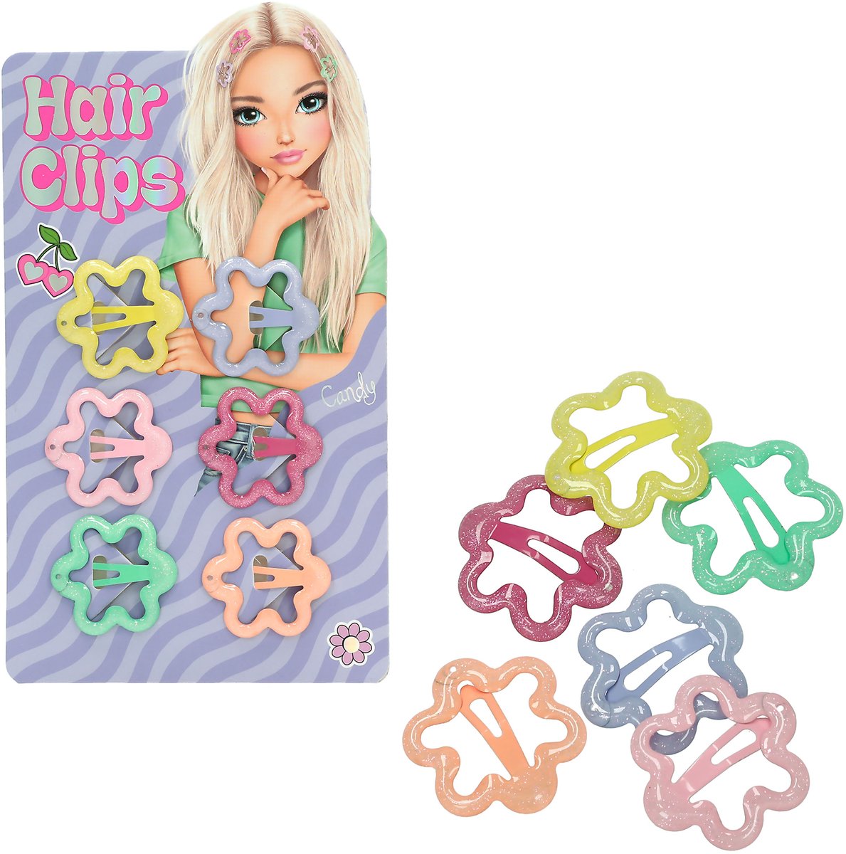 Depesche - TOPModel mini haarspeldjes - GLOW TO GO