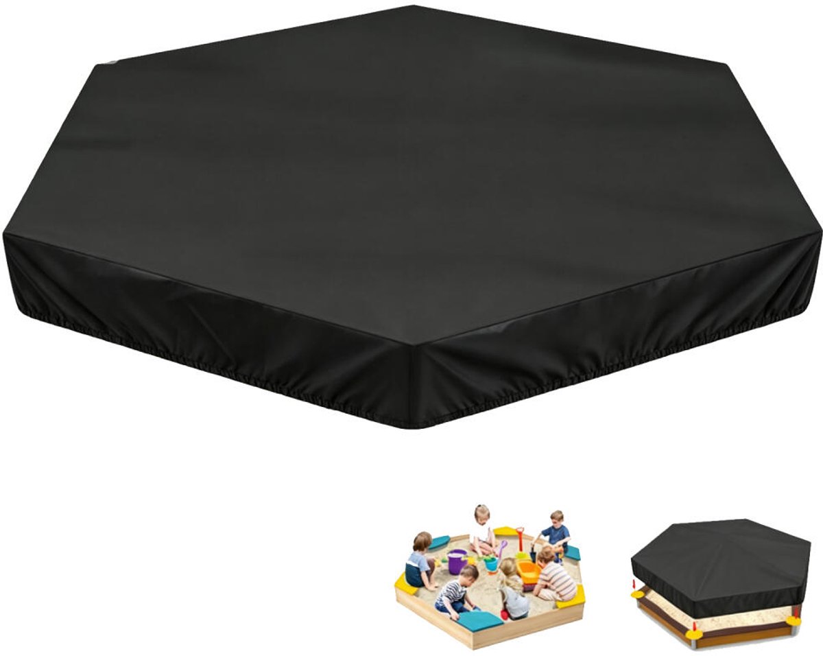 Zandbakhoes - 230x200x20 cm - Waterdichte zandbakafdekking - Zwembadhoes - Zandbakafdekking - Zandbak Afdekhoes - Afdekking zandbak - Geschikt Voor zandbak - Waterdicht en stofdicht