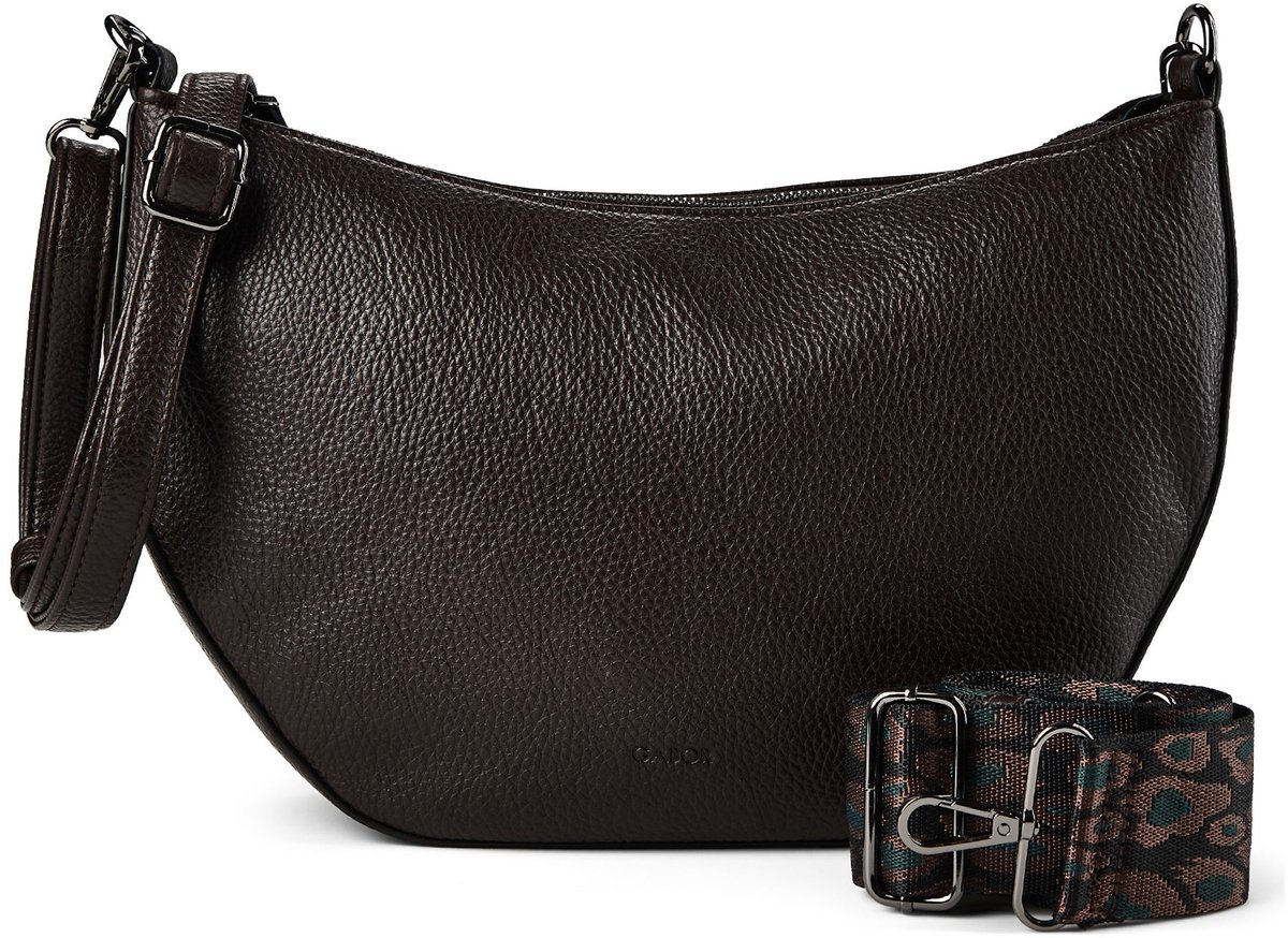 Gabor schoudertas Linda Cross Bag Dark Brown donkerbruin