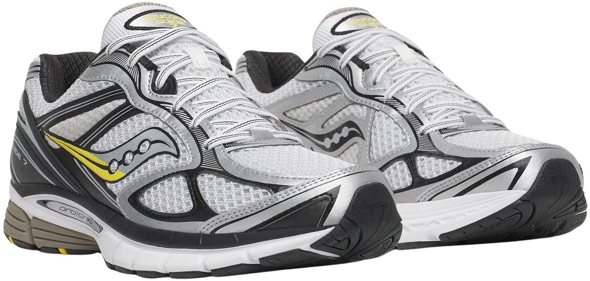 Saucony ProGrid Guide 7 Hardloopschoenen Heren Zilver