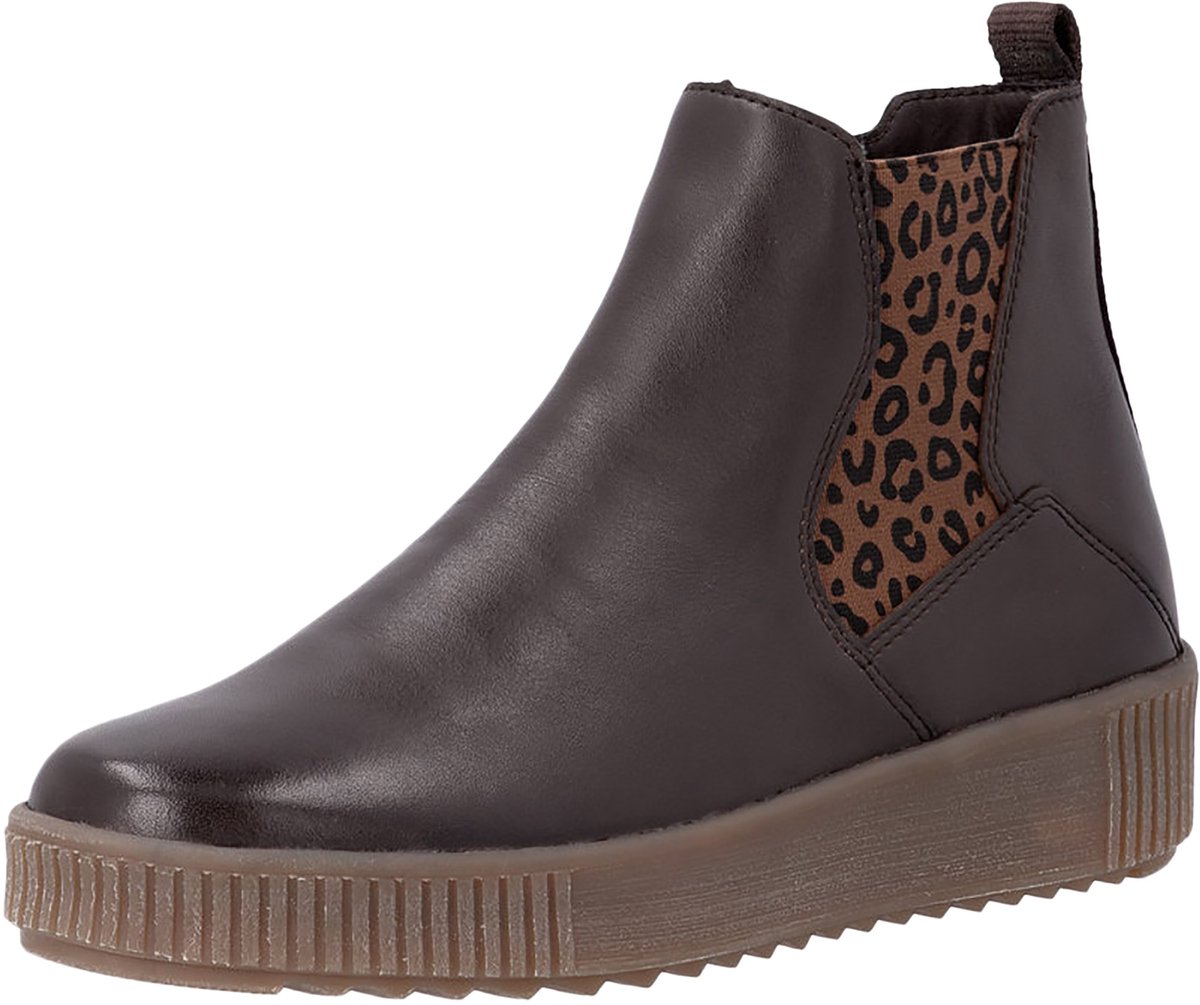Bottine en cuir