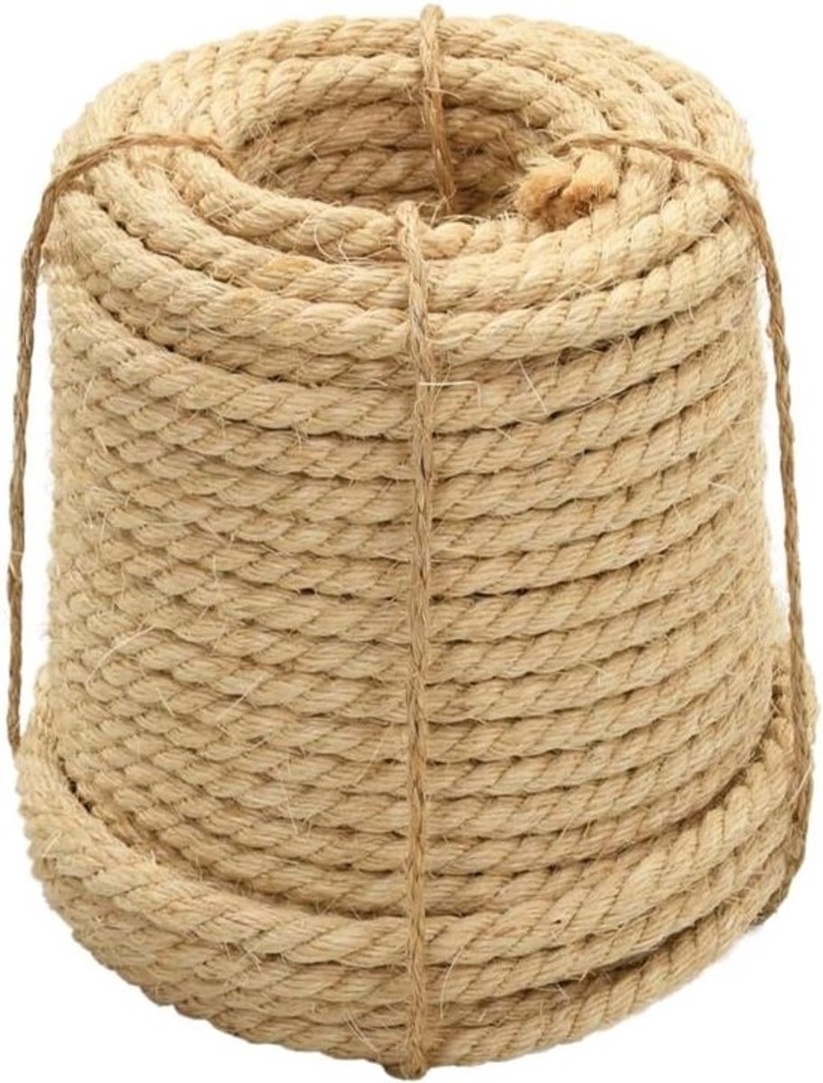 vidaXL Touw 12 mm 50 m 100% sisal