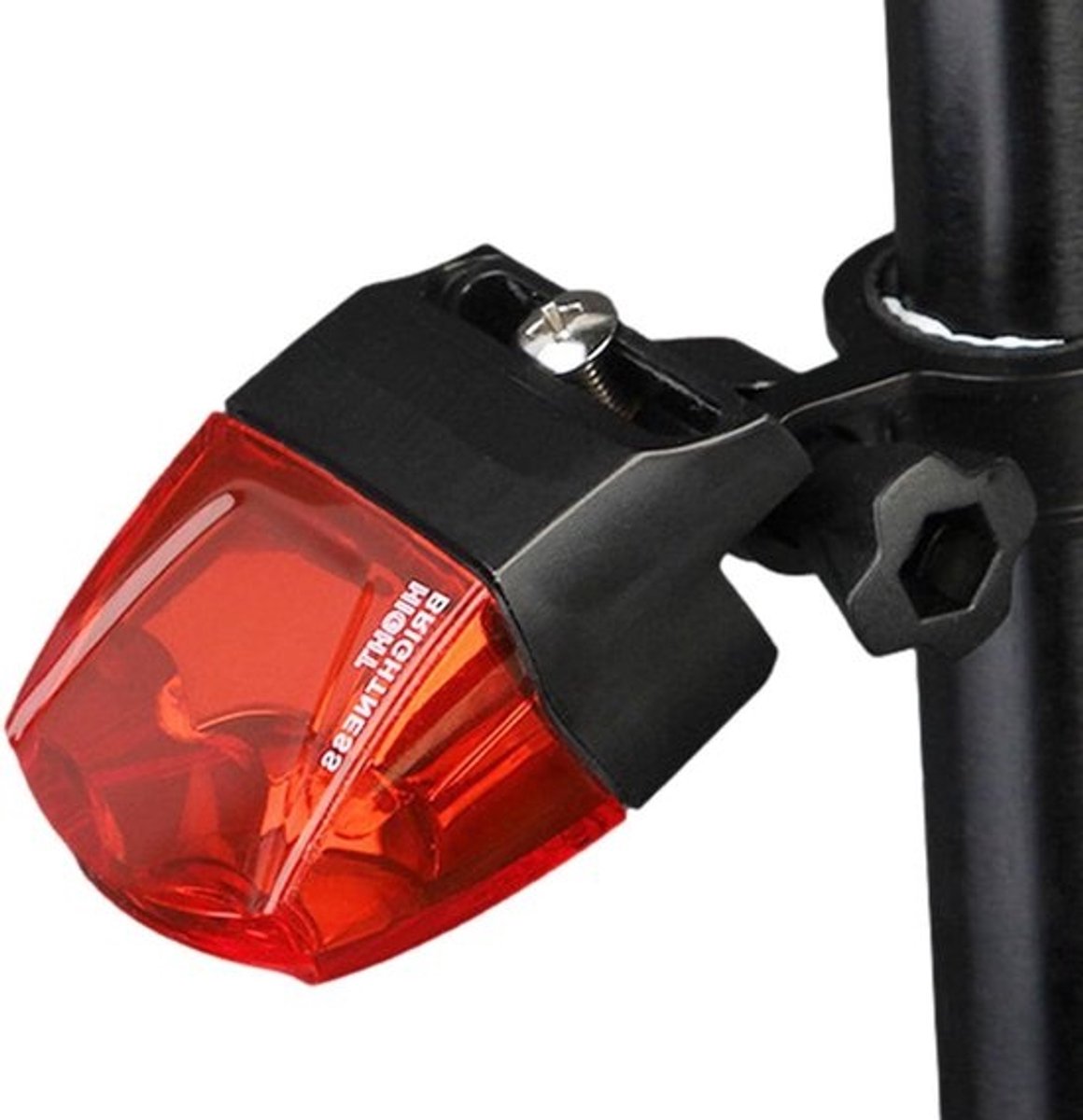 Fietsverlichting - Achterlicht - Veilig Fietsen - Zelfvoorzienend - 5.55 x 3.55 x 2.8 cm - Meerkleurig