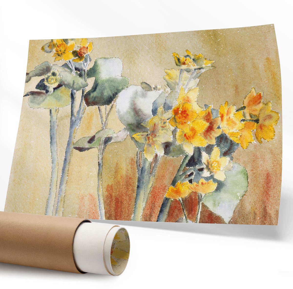 Coloray Polycanvas Poster - Basketbalwedstrijd, Fotografie - 594 x 840 mm - Oranje Design - Rechthoek - Muurdecoratie - Woonkamer - Modern