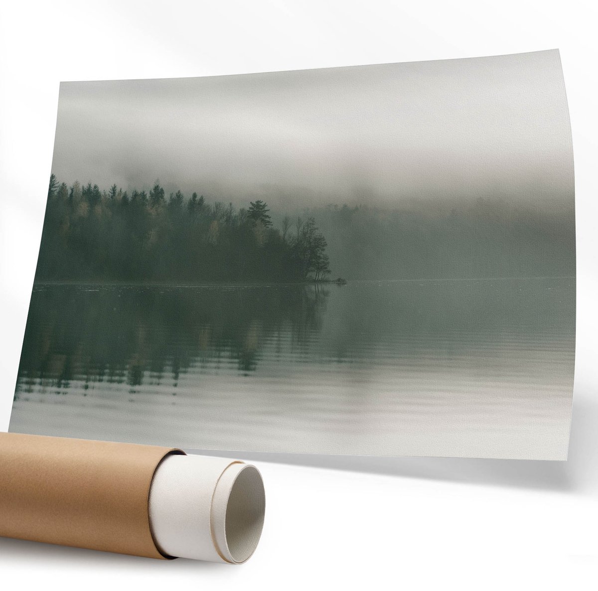 Coloray Polycanvas Wandposter - Bloemenvisie, Schilderen - 594 x 840 mm - Beige Wandposter - Rechthoek - Canvasposter - Woonkamer - Expressief