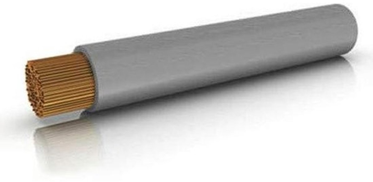 Enkele Kern Kabel - Stroomkabel Elektra - Elektrische Installatie - Enkele Draad Constructie - 6mm 10m - Bruin