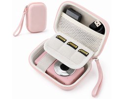 Sounix Cameratas voor Digitale Camera - Universele EVA Hardcase & Beschermhoes - Voor Compactcamera tot 12,4 x 8,9 x 5,6 cm - Roze