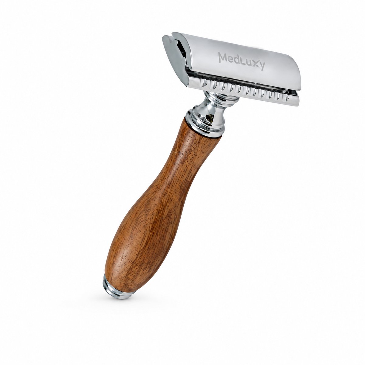 MEDLUXY - Safety Razor - Klassiek Scheermes - Bamboe - Zonder Mesjes
