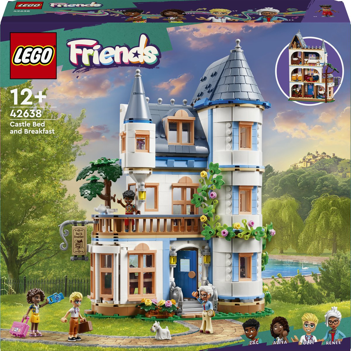 Bol.com LEGO 42638 Friends Bed and breakfast in kasteel Speelgoed voor Kinderen aanbieding