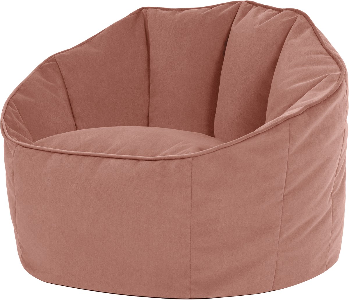 icon - Sirena Zitzak - Accent Fauteuil - Fluweel - Roze