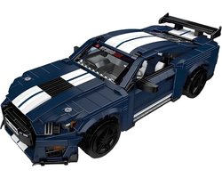 Mould King 10208 Shelby GT500 1:14 bouwset | City fast racing champions adventure | Creator classic motor bouwpakket | Technische speelgoed ideas voor volwassenen & kinderen | DIY furious speed auto geschikt voor lego | Bouwdoos met 1556 bouwstenen