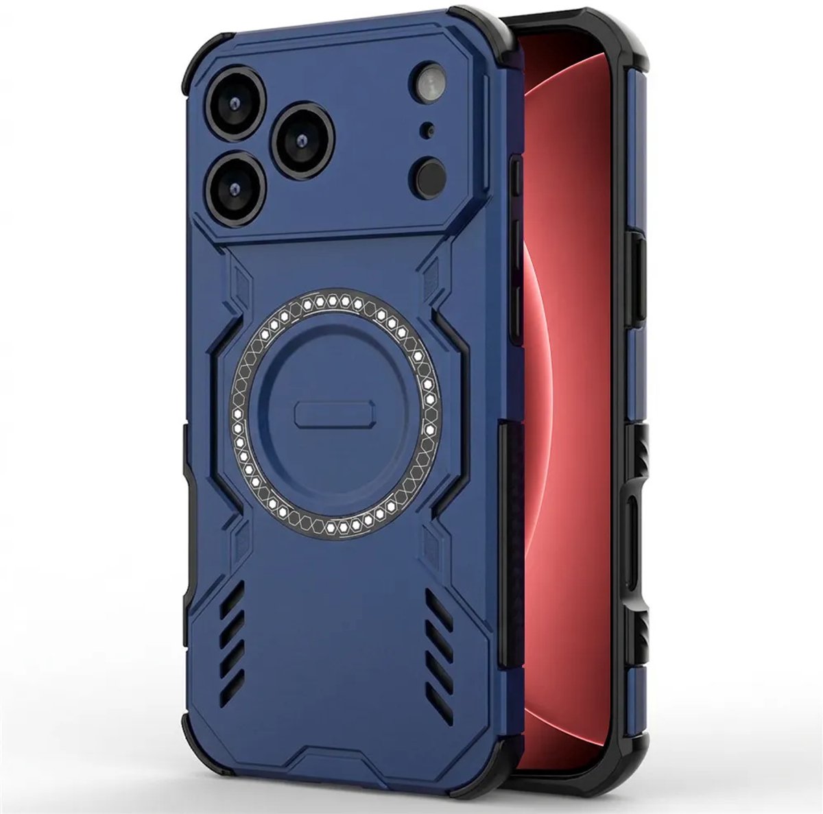Techsuit - ArmorMag Case - iPhone 18 Pro Max / iPhone 17 Pro Max - Blue