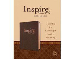NLT Inspire Catholic Bible (LeatherLike, Dark Brown)