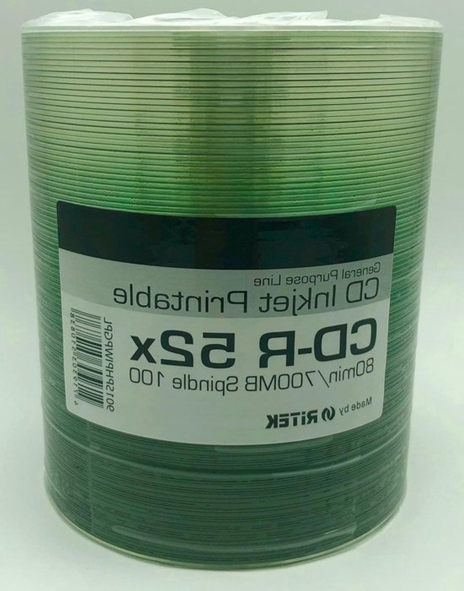 CD-R Blanco - Lege CD's - Muziek Archiveren - Full Printable - 700 MB - Blanco
