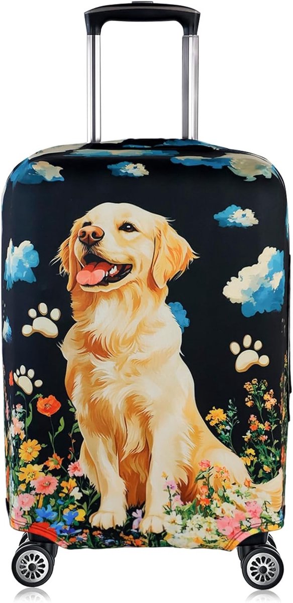 Persoonlijke Reisbagagehoes, Bescherming tegen Krassen, Elastische en Wasbare Luggage Cover voor 19-21 inch Koffers, Ideaal voor Reizen en Vakanties
