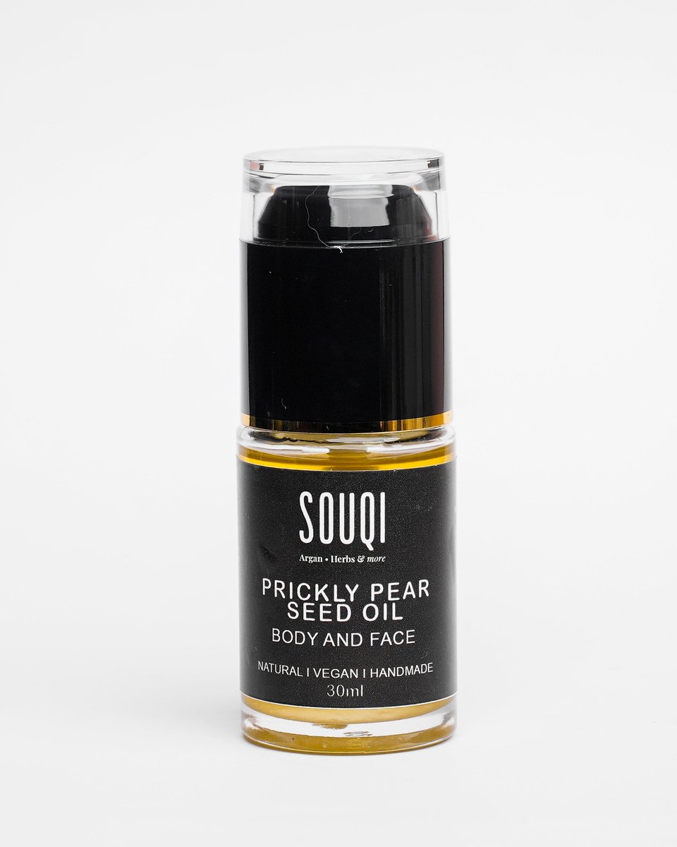 Souqi Cactusvijgolie 30ml - Prickly Pear Oil voor Gezicht en Huid