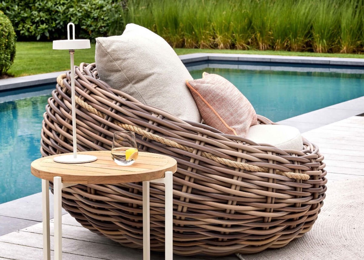 Apple Bee Cocoon Loungeset 3-delig - 2 Stoelen & Bank - Cream Bouclé