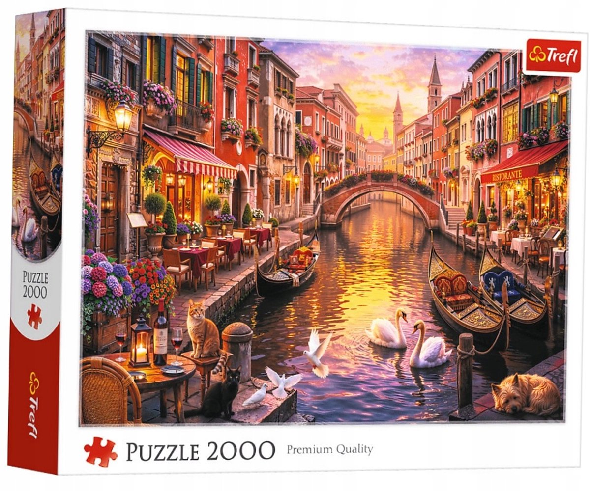 Romantische puzzel Venetië 2000 stukjes
