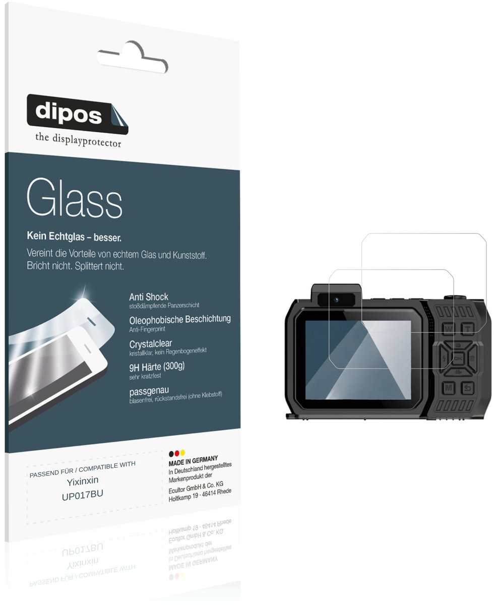 dipos – 2x Pantserfolie geschikt voor Yixinxin UP017BU | 9H Screenprotector
