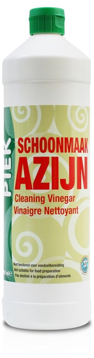 Claudius Schoonmaakazijn 1 Liter – Voordeelverpakking – Navulling – Reinigingsmiddel – 6 stuks