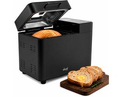 Vivid Green Broodbakmachine - Warmhoudfunctie & Timer - 18 programma's - 500/1000 gram - P